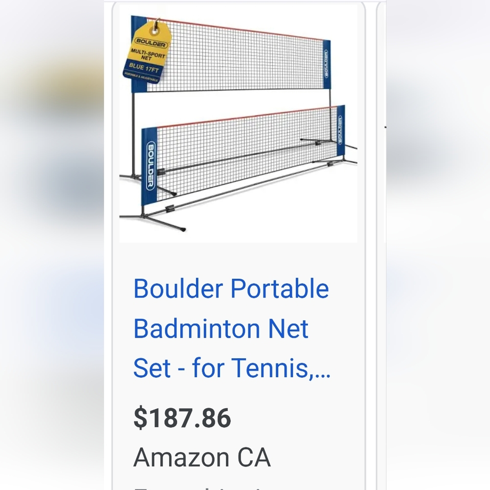 Boulder Insta Ner Portable Sports Net